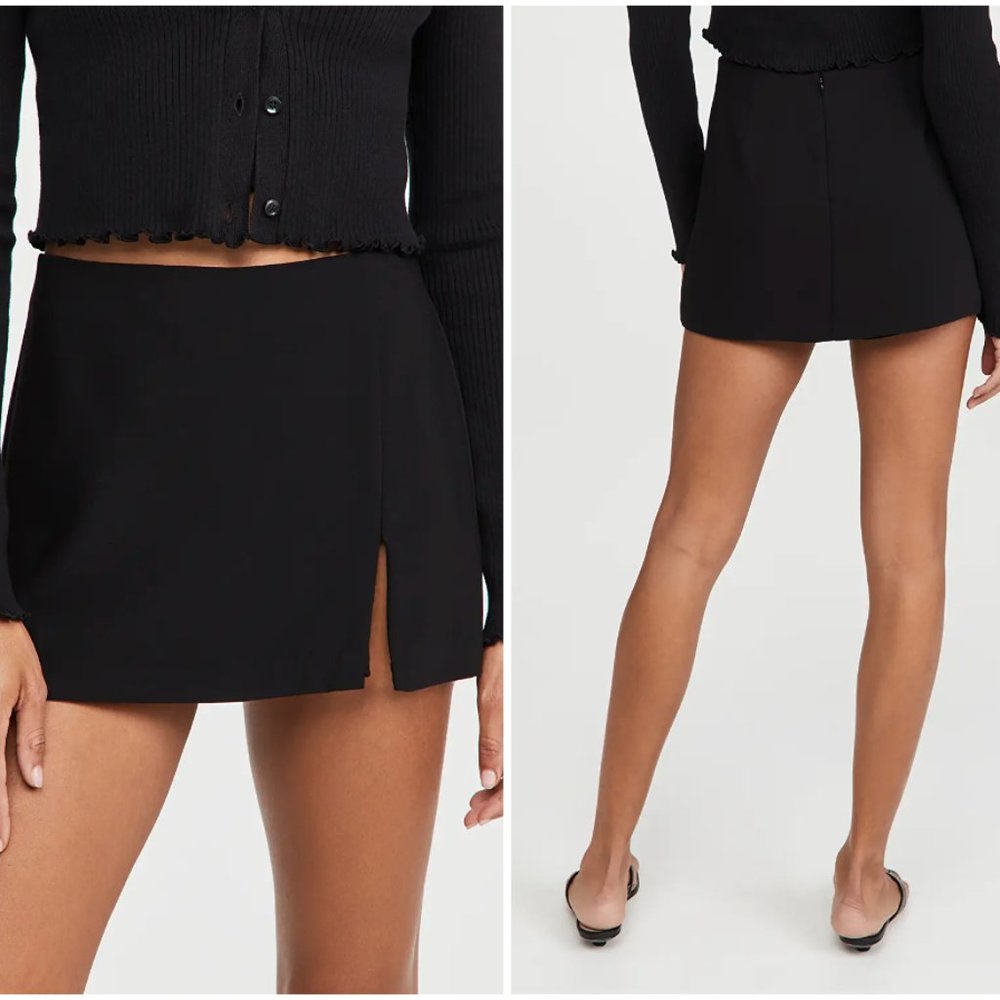 Amanda Uprichard Dale Skort Black Size Small NWT